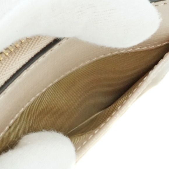 FURLA Zip Around Wallet Beige Leather - Picture 6 of 8